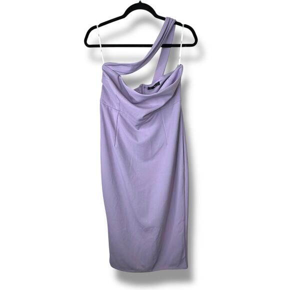 Lulus NWOT Hold Your Attention Lilac Purple One-Shoulder Sleeveless Midi Dress - Picture 3 of 10
